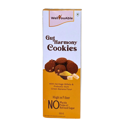 Gut Harmony Cookies – High-Fiber, Food-Based Cookies for Daily Gut Comfort