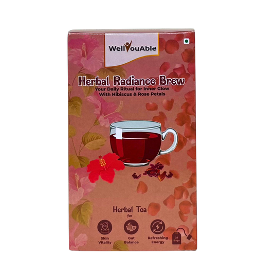 Herbal Radiance Brew– Herbal Tea for Skin Glow from within